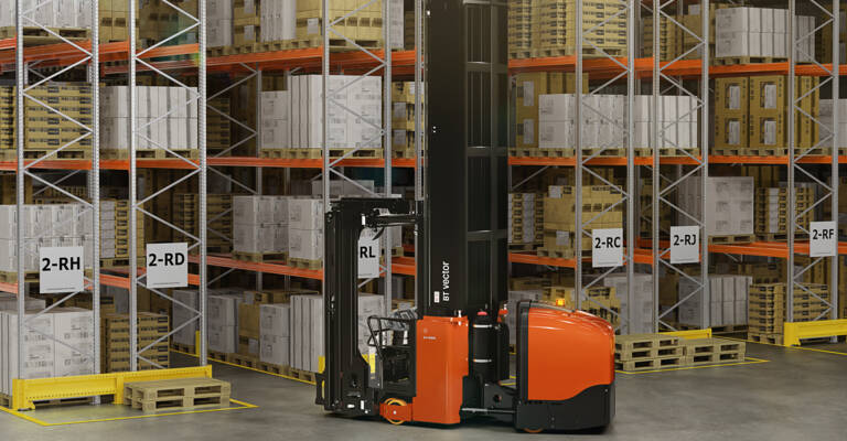 ALPHA Material Handling 33 Toyota gångbreddsguide