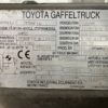 Begagnad motviktstruck Toyota 1600 kg