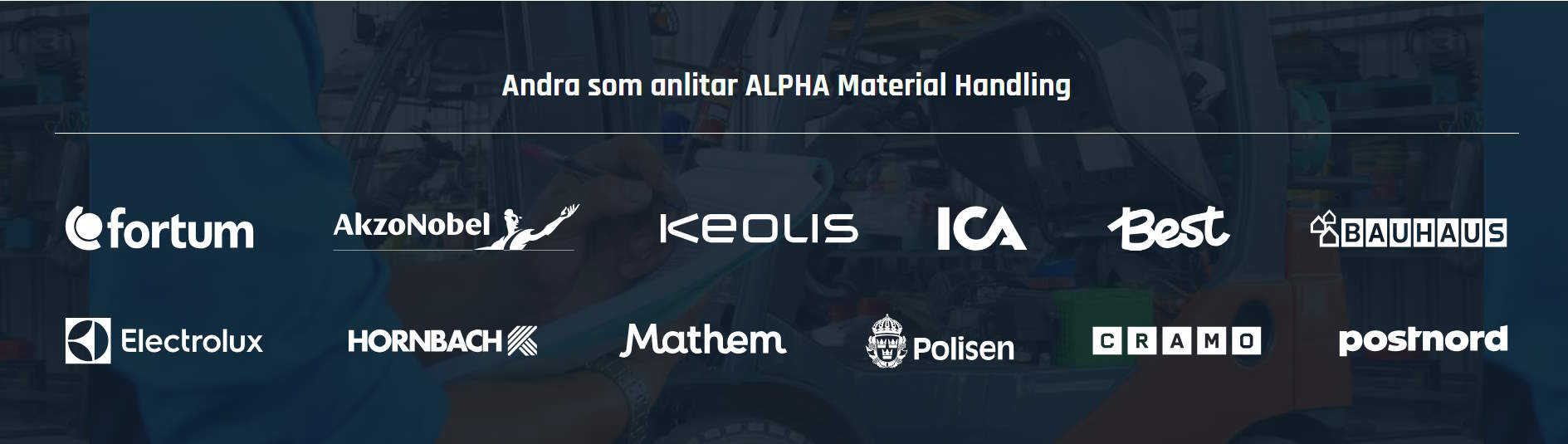 - begagnade truckar - ALPHA Material Handling Truck & Maskin