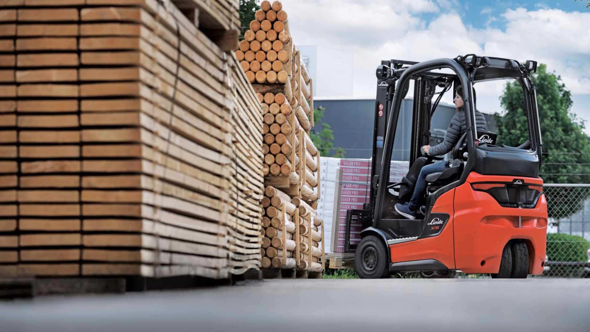 Linde motviktstruck